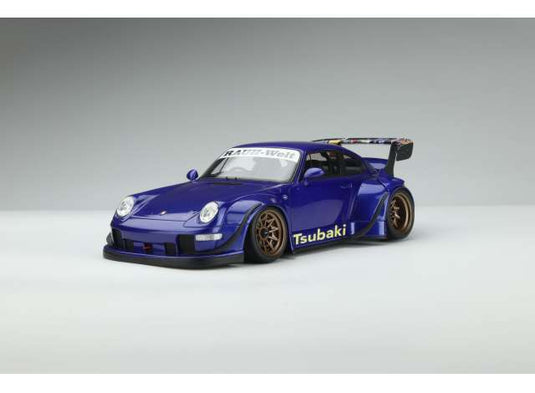 【予約】6月以降発売予定Porche RWB Body Kit Tsubaki blue /GTスピリット 1/18 ミニカー