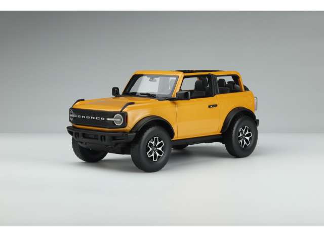 【予約】6月以降発売予定2021 Ford Bronco Badlands cyber orange /GTスピリット 1/18 ミニカー