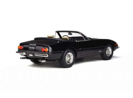 【予約】9月以降発売予定1972 Ferrariフェラーリ 365 GTB/4 Spyderスパイダー ブラック  /GTスピリット 1/12 ミニカー