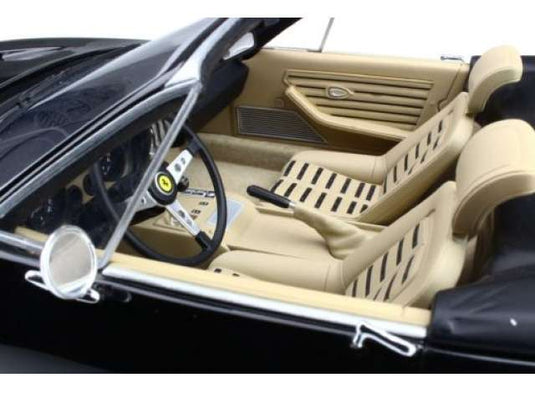 【予約】9月以降発売予定1972 Ferrariフェラーリ 365 GTB/4 Spyderスパイダー ブラック  /GTスピリット 1/12 ミニカー