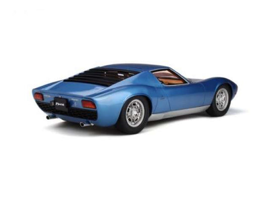 【予約】9月以降発売予定1969 Lamborghini Miuraランボルギーニ ミウラ P400S  blue tahiti  /GTスピリット 1/12 ミニカー