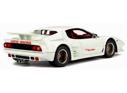 【予約】2020年1月以降発売予定Koenig Special 512 BBi Turbo レジンシリーズ white /GTスピリット  1/18 ミニカー