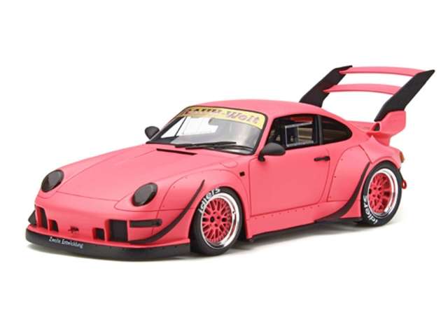 【予約】2020年1月以降発売予定Porsche RWB 993 レジンシリーズ  matt pink /GTスピリット  1/18 ミニカー