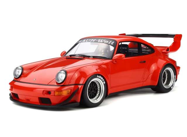 【予約】2020年1月以降発売予定Porsche RWB 964  レジンシリーズ  red /GTスピリット  1/12 ミニカー