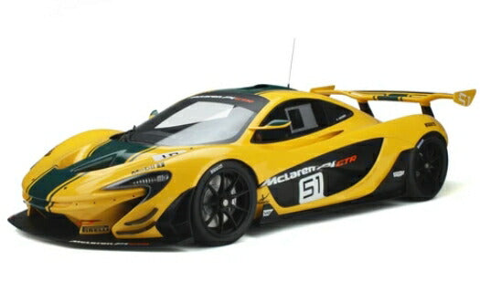 【予約】10月以降発売予定McLAREN - P1 GTR N 51 2014 - YELLOW GREEN BLACK /GTスピリット  1/8 ミニカー 模型