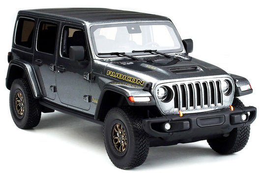 【予約】6月以降発売予定2021 Jeep Wrangler Rubicon 392 in Granite Crystal /GT Spirit 1/18 ミニカー