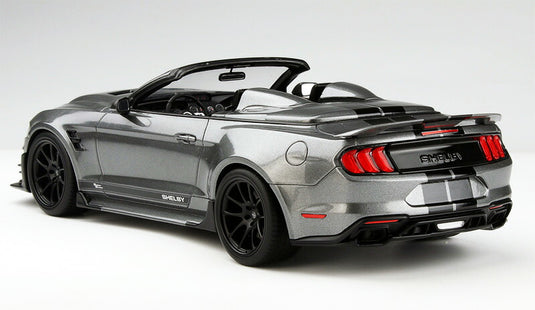 【予約】6月以降発売予定2021 Shelby Super Snake Speedster in Carbonized Grey with Black Stripes /GT Spirit 1/18 ミニカー