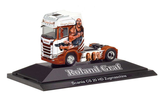 Herpa Roland Graf Scania CS20HD truck tractor 111058 /Herpa  1/87 ミニチュア トラック 建設機械模型 工事車両