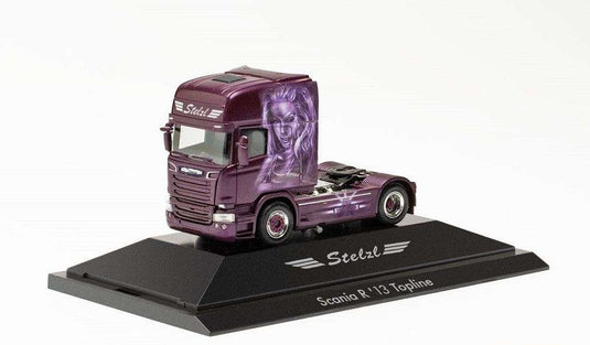 Herpa Stelzl/Eleanor Scania R 13 TL 111096 /Herpa  1/87 ミニチュア トラック 建設機械模型 工事車両