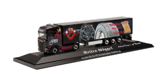 Herpa Reifen Goggel Scania CS20HD walking floor セミトレーラー 122191 /Herpa  1/87 ミニチュア トラック 建設機械模型 工事車両