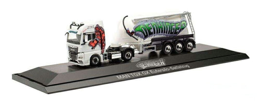 Herpa Denkinger MAN TGX GX Udder Silo セミトレーラー 122221 /Herpa  1/87 ミニチュア トラック 建設機械模型 工事車両