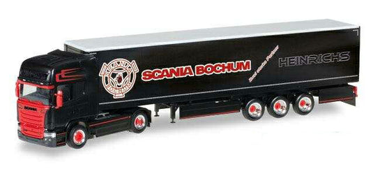 Herpa Heinrichs LKW Modell Scania R TL Gardinenplanen-Sattelzug 306669 /Herpa  1/87 ミニチュア トラック 建設機械模型 工事車両