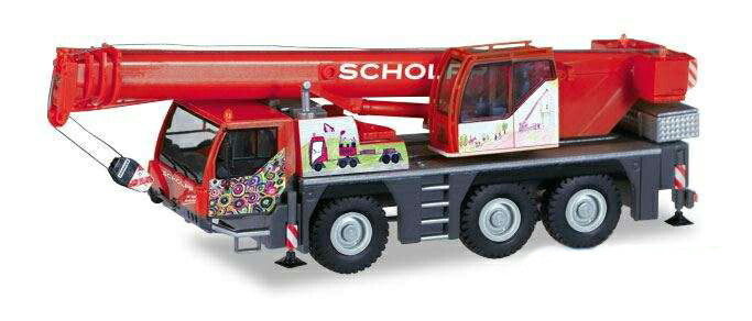Herpa Scholpp Kids crane Liebherr mobile crane LTM 1045/1 309110 /Herpa  1/87 ミニチュア トラック 建設機械模型 工事車両