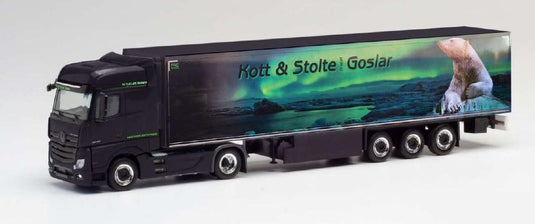 Herpa Kott Stolte Goslar Mercedes Benz Actros Bigspace refrigerated セミトレーラー 311762 /Herpa  1/87 ミニチュア トラック 建設機械模型 工事車両