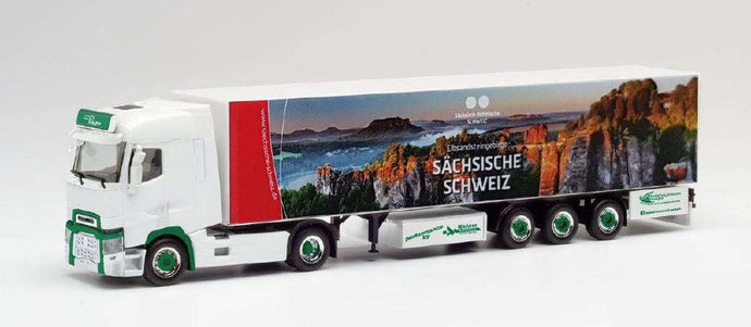 Herpa Spedition Philipp / Saxon Switzerland Renault T box セミトレーラー 311861 /Herpa  1/87 ミニチュア トラック 建設機械模型 工事車両