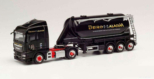 Herpa Silo Melmer Bergalarm MAN TGX XLX Euro 6c udder silo セミトレーラー 312172 /Herpa  1/87 ミニチュア トラック 建設機械模型 工事車両