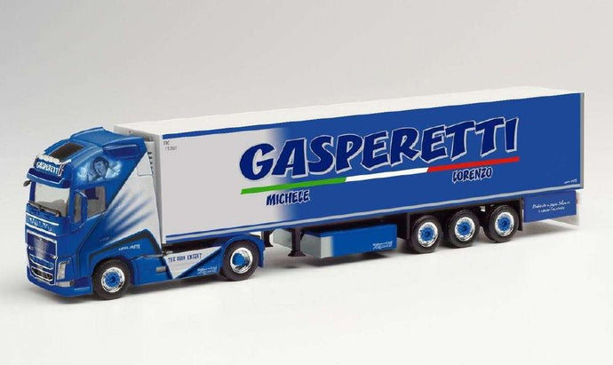Herpa Gasperetti Volvo FH Globetrotter XL refrigerated box セミトレーラー 312806 /Herpa  1/87 ミニチュア トラック 建設機械模型 工事車両