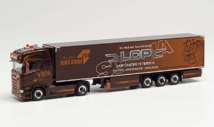 Herpa TSU Bode Scania CS20HD refrigerated box trailer 313056 /Herpa  1/87 ミニチュア トラック 建設機械模型 工事車両
