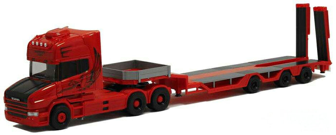 Herpa Spezialtransporte Sturm Scania Hauber TL tractor low loader セミトレーラー 313070 /Herpa  1/87 ミニチュア トラック 建設機械模型 工事車両