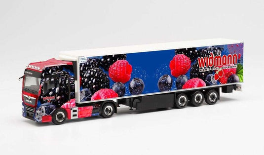 Herpa Frucht Widmann MAN TGX XL Euro 6c refrigerated box セミトレーラー 313704 /Herpa  1/87 ミニチュア トラック 建設機械模型 工事車両