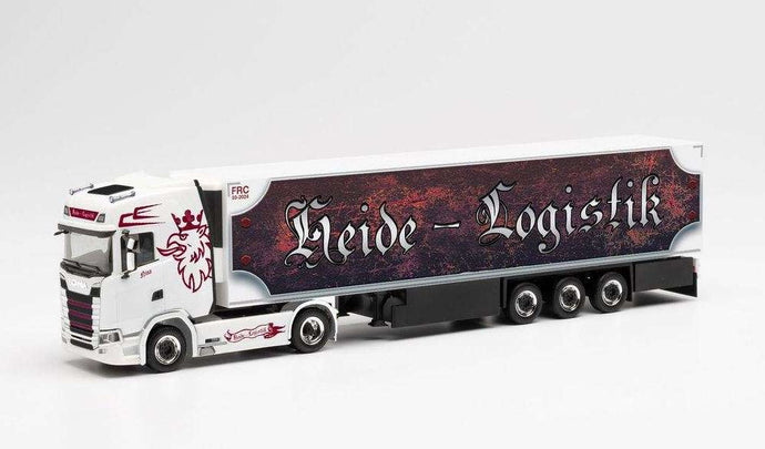 Herpa Heide Logistik Scania CS20HD refrigerated box セミトレーラー 313797 /Herpa  1/87 ミニチュア トラック 建設機械模型 工事車両