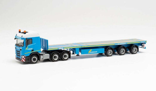 Herpa Felbermayr Scania CR20ND 6x4 teletrailer セミトレーラー 313858 /Herpa  1/87 ミニチュア トラック 建設機械模型 工事車両
