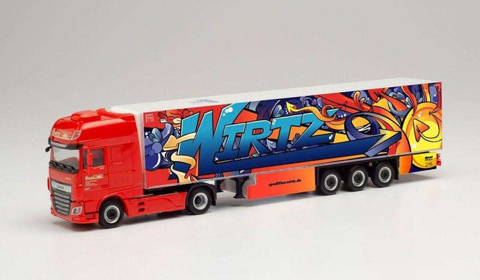Herpa Spedition Wirtz DAF XF SSC refrigerated box セミトレーラー 313995 /Herpa  1/87 ミニチュア トラック 建設機械模型 工事車両