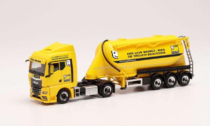 Herpa Silo Melmer Friends on the Road MAN TGS GM Udder Silo セミトレーラー 314534 /Herpa  1/87 ミニチュア トラック 建設機械模型 工事車両