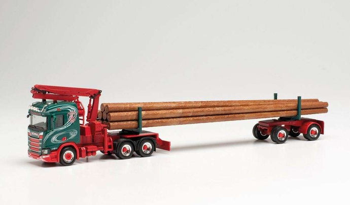 Herpa Hammann Transporte Scania CR20ND Long Log Truck 314770 /Herpa  1/87 ミニチュア トラック 建設機械模型 工事車両