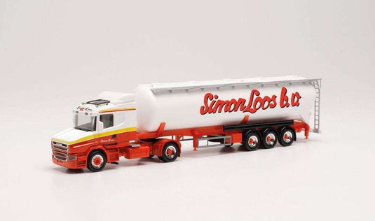 Herpa Simon Loos Scania Hauber bulk セミトレーラー 314824 /Herpa  1/87 ミニチュア トラック 建設機械模型 工事車両