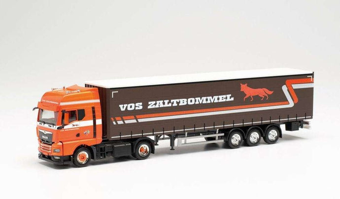 Herpa Vos Zaltbommel MAN TGX GX curtainside セミトレーラー 315067 /Herpa  1/87 ミニチュア トラック 建設機械模型 工事車両