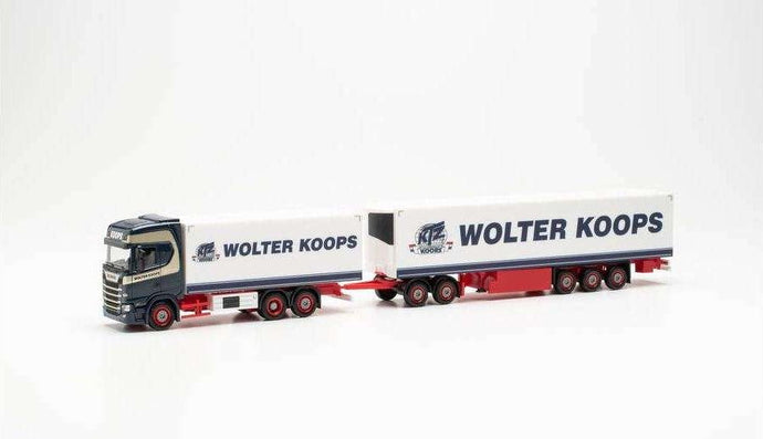 Herpa Wolter Koops Scania CS20 reefer trailer 315487 /Herpa  1/87 ミニチュア トラック 建設機械模型 工事車両