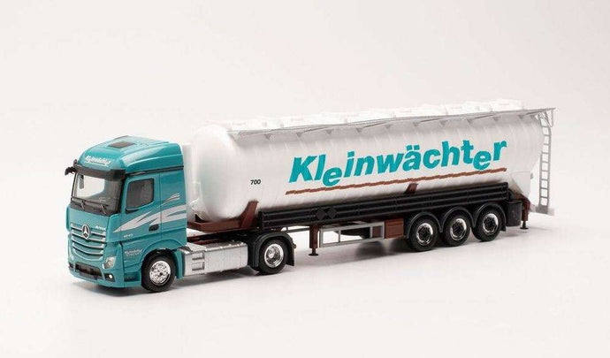 Herpa Kleinw?chter Mercedes Benz Actros StreamSpace Suction Silo セミトレーラー 315494 /Herpa  1/87 ミニチュア トラック 建設機械模型 工事車両