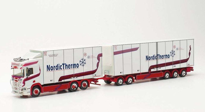 Herpa Salonen/Nordic Thermo Scania CR20HD reefer trailer 315550 /Herpa  1/87 ミニチュア トラック 建設機械模型 工事車両