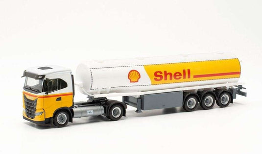 Herpa Shell Iveco S-Way ND LNG Petrol Tanker 315685 /Herpa  1/87 ミニチュア トラック 建設機械模型 工事車両