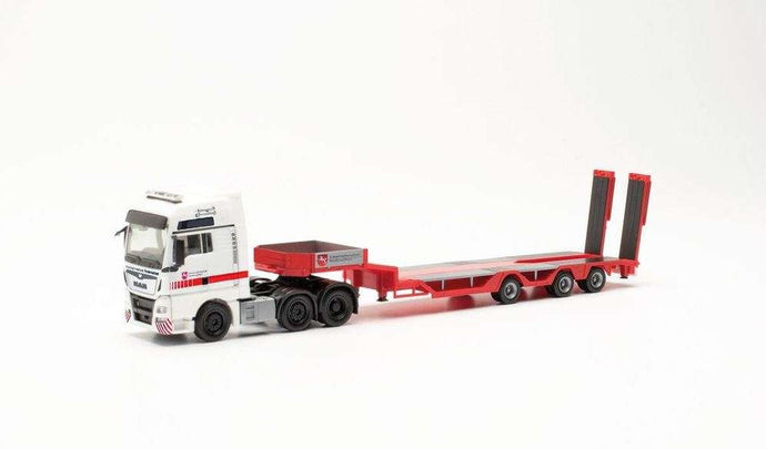 Herpa Katastrophenschutz Niedersachsen MAN TGX XXL 6x2 lowloader セミトレーラー 315692 /Herpa  1/87 ミニチュア トラック 建設機械模型 工事車両