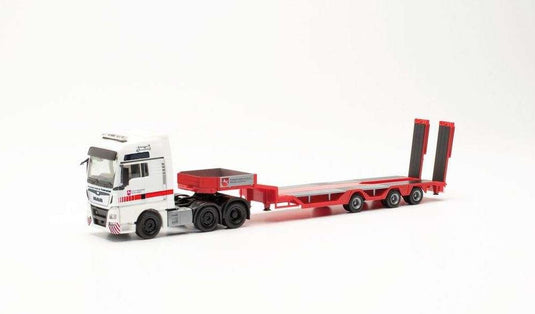Herpa Katastrophenschutz Niedersachsen MAN TGX XXL 6x2 lowloader セミトレーラー 315692 /Herpa  1/87 ミニチュア トラック 建設機械模型 工事車両
