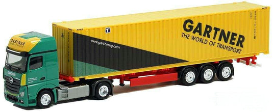 Herpa Gartner Mercedes Benz Actros Gigaspace 45ft HighCube Container Trailer 401822 /Herpa  1/87 ミニチュア トラック 建設機械模型 工事車両