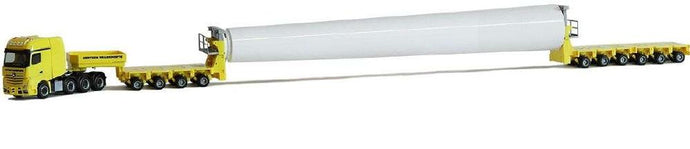 Herpa Gertzen Mercedes Benz Actros Gigaspace SLT Goldhofer THP low loader tube transport 5124 /Herpa  1/87 ミニチュア トラック 建設機械模型 工事車両