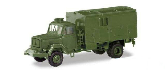 Herpa Bundeswehr Magirus 7500 Jupiter Koffer Lkw 746649 /Herpa  1/87 ミニチュア トラック 建設機械模型 工事車両