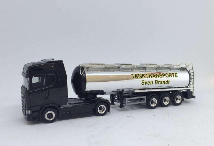 Herpa Sven Brandt Transporte Scania CS20HD bulk trailer 932684 /Herpa  1/87 ミニチュア トラック 建設機械模型 工事車両