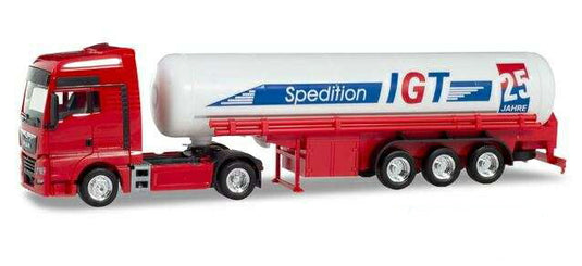 Herpa IGT MAN TGX XXL Euro 6c gas tank truck 938167 /Herpa  1/87 ミニチュア トラック 建設機械模型 工事車両