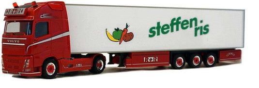 Herpa R&R / Steffen Ris Volvo FH Globetrotter XL refrigerated セミトレーラー 940634 /Herpa  1/87 ミニチュア トラック 建設機械模型 工事車両