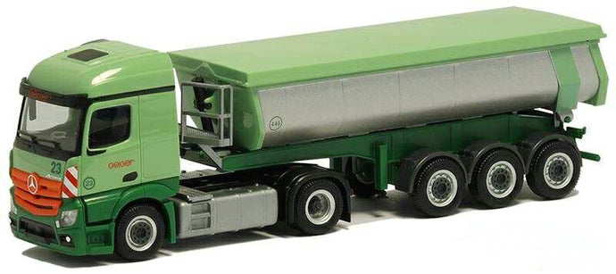 Herpa Geiger Mercedes Benz Actros Streamspace 2.3 thermo trailer truck 940719 /Herpa  1/87 ミニチュア トラック 建設機械模型 工事車両