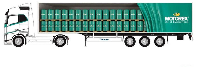 Herpa Motorex Volvo FH Globetrotter case セミトレーラー 944304 /Herpa  1/87 ミニチュア トラック 建設機械模型 工事車両