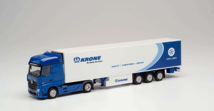 Herpa Krone Mercedes Benz Actros Bigspace refrigerated box セミトレーラー 944564 /Herpa  1/87 ミニチュア トラック 建設機械模型 工事車両