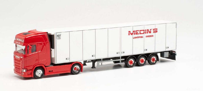 Herpa Medins Scania CS20H refrigerated box セミトレーラー 945417 /Herpa  1/87 ミニチュア トラック 建設機械模型 工事車両