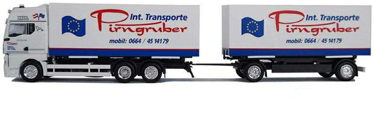 Herpa Pirngruber Transporte MAN TGX GX combi 945677 /Herpa  1/87 ミニチュア トラック 建設機械模型 工事車両