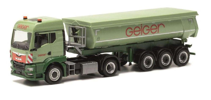 Herpa Geiger MAN TGS TM thermo trough セミトレーラー 948197 /Herpa  1/87 ミニチュア トラック 建設機械模型 工事車両