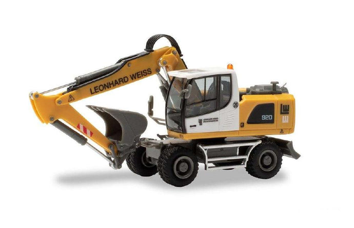Herpa Leonhard Weiss Liebherr A920 Litronic Mobile Excavator 950473 /Herpa  1/87 ミニチュア トラック 建設機械模型 工事車両